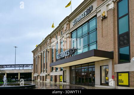 Manchester, Großbritannien, 28. Februar 2026: Trafford Centre Manchester Selfridges Store Stockfoto