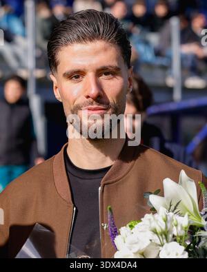 Zwolle - Anouar El Azzouzi während der Eredivisie-Saison 2025/2026. Das Spiel findet am 1. März 2026 im MAC3Park Stadion in Zwolle, Niederlande, gegen den AFC Ajax Amsterdam statt. (VK Sportphoto/{photog}) Stockfoto