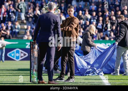 Zwolle - Anouar El Azzouzi während der Eredivisie-Saison 2025/2026. Das Spiel findet am 1. März 2026 im MAC3Park Stadion in Zwolle, Niederlande, gegen den AFC Ajax Amsterdam statt. (VK Sportphoto/Raymond Smit) Stockfoto