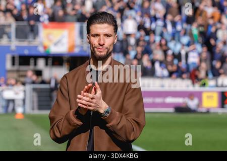 Zwolle - Anouar El Azzouzi während der Eredivisie-Saison 2025/2026. Das Spiel findet am 1. März 2026 im MAC3Park Stadion in Zwolle, Niederlande, gegen den AFC Ajax Amsterdam statt. (VK Sportphoto/Raymond Smit) Stockfoto