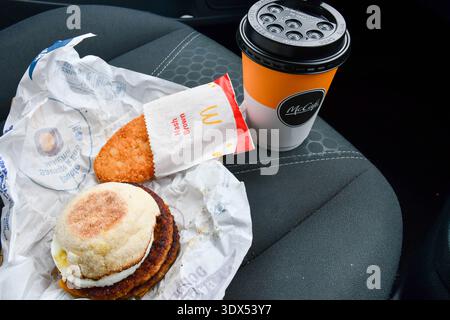 MC Donald's Frühstück Stockfoto