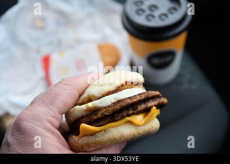 MC Donald's Frühstück Stockfoto
