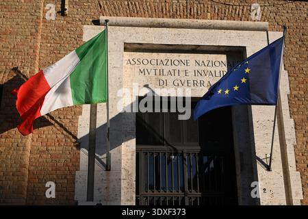 Rom, Italien - 2. November 2024: Gebäude der Generalstaatsanwaltschaft der Italienischen Republik in Rom Stockfoto