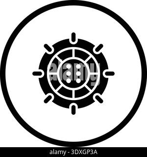Stargate Vector Icon Design Illustration Stock Vektor