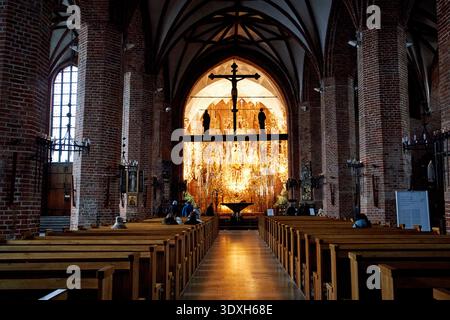 basilika St. bridget danzig polen Stockfoto