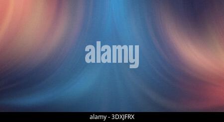 Abstrakter Hintergrund mit einer Mischung aus Blau- und Pfirsichtönen mit weichen, verschwommenen Texturen und Verläufen Stockfoto