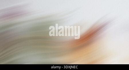 Abstrakter unscharfer Hintergrund mit sanften Farben mit Anklängen von Grün- und Orange-Tönen in einem trüben Effekt Stockfoto