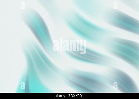 Abstrakter, verschwommener Hintergrund mit hellblauen und weißen Tönen für einen traumhaften und ätherischen Effekt Stockfoto