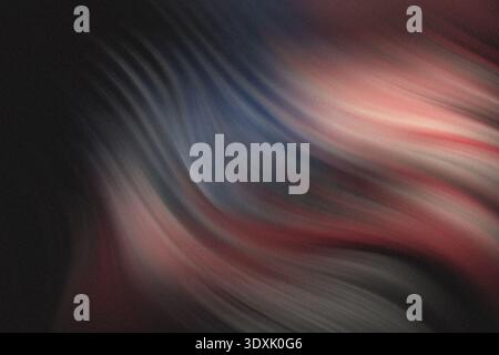 Abstraktes, verschwommenes Bild, das weiche helle und dunkle Schatten mit Bewegungsgefühl und unscharfen Formen darstellt Stockfoto