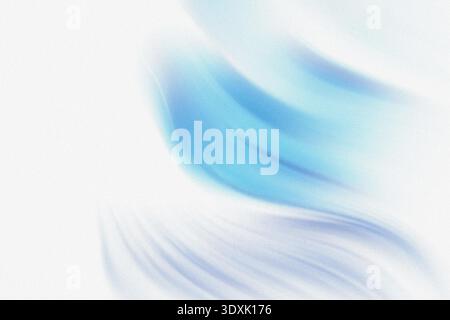 Abstraktes Hellblau und weiß wirbeln mit weichem Fokus und schaffen insgesamt ein traumhaftes ätherisches Erscheinungsbild Stockfoto