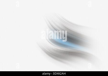 Ein unscharfes abstraktes Bild mit einem weichen Gradienten aus Grau und weiß, das eine ätherische Atmosphäre schafft Stockfoto