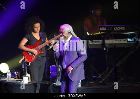 Fort Lauderdale, USA. März 2026. Billy Ocean tritt am 3. März 2026 in Fort Lauderdale, Florida auf. Quelle: SIPA USA/Alamy Live News Stockfoto