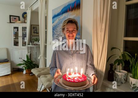 Frau Geburtstag 50+ Stockfoto