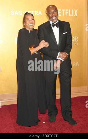 Nashormeh N.R. Lindo und Delroy Lindo bei den 32. Annual Actor Awards 2026 im Shrine Auditorium. Los Angeles, 03/01/2026 Stockfoto