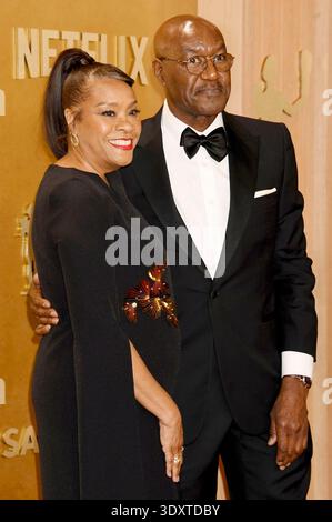 Nashormeh N.R. Lindo und Delroy Lindo bei den 32. Annual Actor Awards 2026 im Shrine Auditorium. Los Angeles, 03/01/2026 Stockfoto