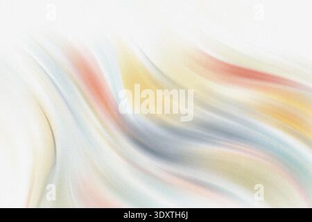 Abstrakte Aquarellmalerei mit einer Mischung aus sanften Pastellfarben für einen sanften und fließenden Effekt Stockfoto