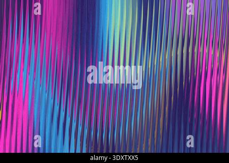Abstrakter Hintergrund mit fließenden bunten Wellen in Rosa Blau und Gelb, die ein dynamisches Design schaffen Stockfoto
