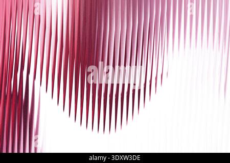 Nahaufnahme eines rosa und roten Blütenblattes mit einem weichen, unscharfen Hintergrund auf einem Makrofoto Stockfoto