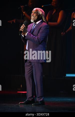 Fort Lauderdale, USA. März 2026. FORT LAUDERDALE, FL - 3. MÄRZ: Billy Ocean tritt während seiner Coast to Coast Tour am 3. März 2026 in Fort Lauderdale, Florida auf. Credit: Mpi04/MediaPunch/StringersHub/SIPA USA Credit: SIPA USA/Alamy Live News Stockfoto