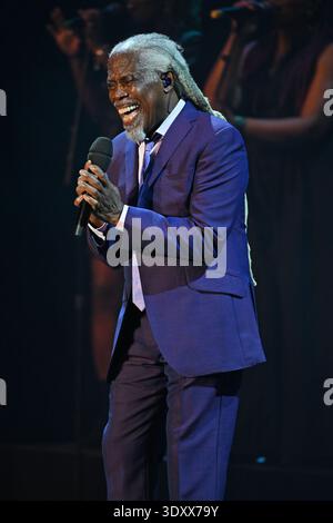 Fort Lauderdale, USA. März 2026. FORT LAUDERDALE, FL - 3. MÄRZ: Billy Ocean tritt während seiner Coast to Coast Tour am 3. März 2026 in Fort Lauderdale, Florida auf. Credit: Mpi04/MediaPunch/StringersHub/SIPA USA Credit: SIPA USA/Alamy Live News Stockfoto