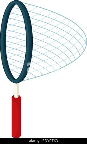 Bug-Netz. Zeichentricksymbol für Fischfänger Stock Vektor