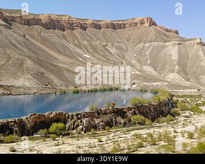 Band-e Amir, Afghanistan - oft als Grand Canyon von Afghanistan bezeichnet, ist Band-e Amir einer der schönsten Naturparks Zentralasiens Stockfoto