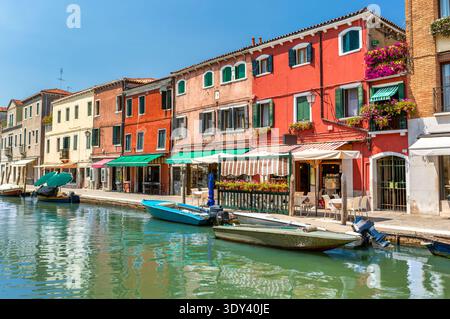 San Matteo Kanal in Murano, Venedig, Italien Stockfoto