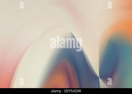 Abstrakter, verschwommener Hintergrund mit einer Mischung aus weichen Pastellfarben, die einen traumhaften und ätherischen Effekt erzeugen Stockfoto