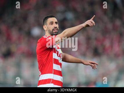 Berlin, Aarhus, Deutschland. März 2026. RANI KHEDIRA vom FC Union Berlin Gesten in der 1. Bundesliga: Union Berlin und Werder Bremen. (Kreditbild: © Ulrik Pedersen/ZUMA Press Wire) NUR REDAKTIONELLE VERWENDUNG! Nicht für kommerzielle ZWECKE! Stockfoto