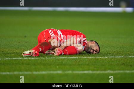 Berlin, Aarhus, Deutschland. März 2026. RANI KHEDIRA vom FC Union Berlin vor Ort in der 1. Bundesliga: Union Berlin und Werder Bremen. (Kreditbild: © Ulrik Pedersen/ZUMA Press Wire) NUR REDAKTIONELLE VERWENDUNG! Nicht für kommerzielle ZWECKE! Stockfoto