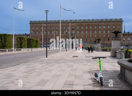 Stockholmer Königspalast auf dem Slottsbacken-Platz in der Altstadt von Gamla Stan, Stockholm, Schweden Stockfoto