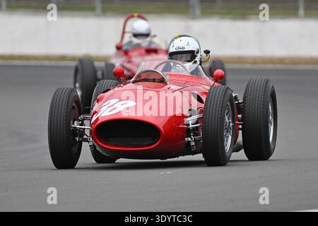 Richard Wilson, Ferrari 246 Dino, HGPCA Pre-1966 Grand Prix Cars, Historic Grand Prix Cars Association, zwei 20-minütige Rennen am Wochenende, Stockfoto