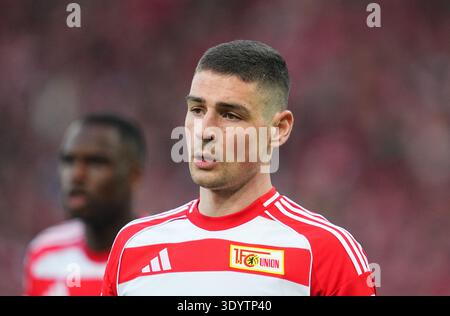 Berlin, Aarhus, Deutschland. März 2026. ANDREJ ILIC vom FC Union Berlin sieht in der 1. Bundesliga vor: Union Berlin und Werder Bremen. (Kreditbild: © Ulrik Pedersen/ZUMA Press Wire) NUR REDAKTIONELLE VERWENDUNG! Nicht für kommerzielle ZWECKE! Stockfoto