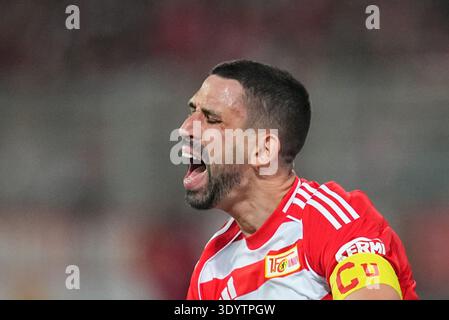 Berlin, Aarhus, Deutschland. März 2026. RANI KHEDIRA vom FC Union Berlin Gesten in der 1. Bundesliga: Union Berlin und Werder Bremen. (Kreditbild: © Ulrik Pedersen/ZUMA Press Wire) NUR REDAKTIONELLE VERWENDUNG! Nicht für kommerzielle ZWECKE! Stockfoto