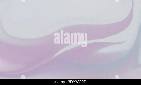 Ein ruhiges, abstraktes Bild mit weichen, in Pastelltönen gewundenen Formen in violetten und blauen Tönen, die ein beruhigendes und beruhigendes visuelles Erlebnis schaffen Stockfoto