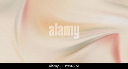 Ein zartes abstraktes Design mit sanften Pfirsichtönen und rosa Tönen mit geschwungenen Linien und einer dezenten Textur, die der Komposition Tiefe verleiht und beruhigend wirkt Stockfoto