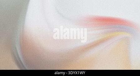 Dieses Bild zeigt ein lebendiges abstraktes Kunstwerk mit wirbelnden weißen und roten Farben, das einen dynamischen und ausdrucksstarken visuellen Effekt erzeugt. Stockfoto