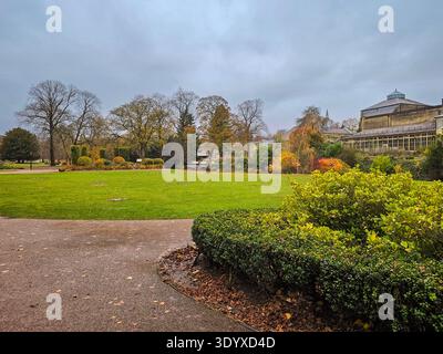 Pavilion Gardens im Herbst, Buxton, Derbyshire Stockfoto