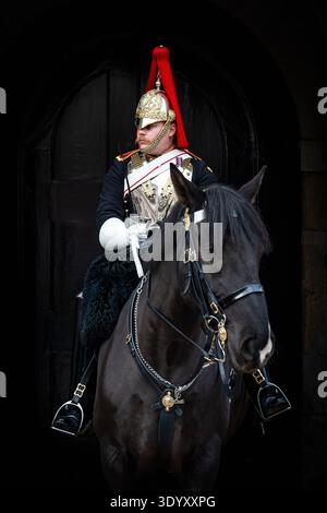 Soldat der Royal Horse Guard; London, England Stockfoto