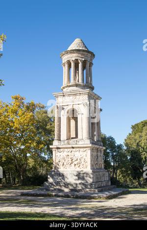 Mausoleum von Julii; Stätte Archéologique de Glanum; in der Nähe von Saint-remy-de-Provence Stockfoto