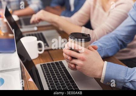 Programmierer, die in einem Softwareentwicklungsunternehmen arbeiten Stockfoto