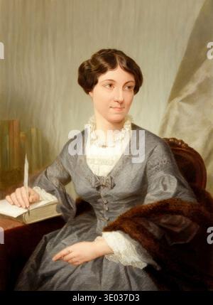 Harriet Martineau, 1802–1876, englische Sozialtheoretikerin und Whig-Schriftstellerin Stockfoto