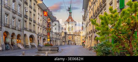 Berner Skyline, Stadtansicht der Schweiz in Europa Stockfoto
