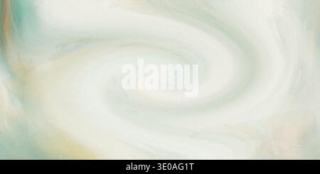 Ein zartes, blau-weißes, wirbelndes Design mit strukturiertem Hintergrund, spiralförmiger Form und sanften Farben Stockfoto