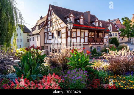Fachwerkhaus in Lauf an der Pegnitz bei Nürnberg, Mittelfranken, Bayern Deutschland Stockfoto