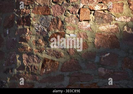 Stone Wall Texture Cathedral Gorge CCC Water Tower verlor Nevada Stockfoto
