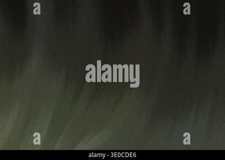 Ein abstraktes Bild mit einem verschwommenen Farbverlauf von Dunkelgrün und Schwarz, der an vertikale Streifen oder Gras- oder Haarsträhnen erinnert. Die Textur ist weich A Stockfoto