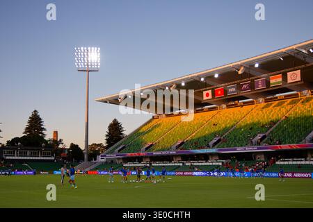 Eine allgemeine Ansicht des Stadions vor dem AFC Women's Asian Cup Australia 2026 zwischen Vietnam und Indien im Perth Rectangular Stadium am 4. März 2026 in Stockfoto