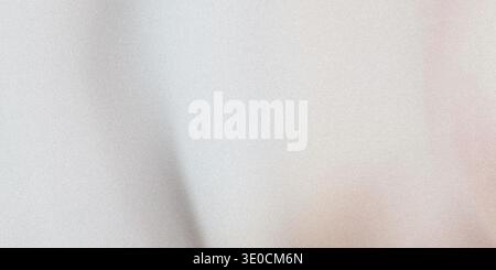 Ein weiches, unscharfes Bild mit einem Farbverlauf aus hellen Grau- und Weißtönen. Die Textur ist glatt und ätherisch, ideal für Hintergründe. Stockfoto