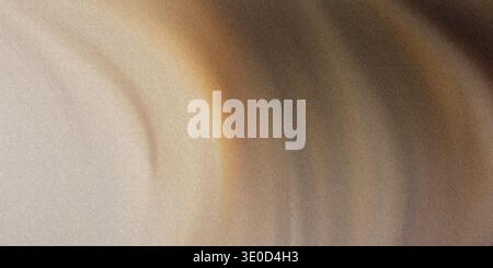 Ein unscharfes Bild mit einer Mischung aus Beige- und Brauntönen, die eine glatte, abstrakte Textur erzeugt. Stockfoto
